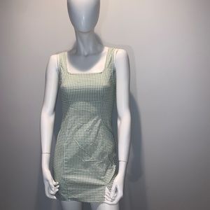 NWT Green Gingham Summer Dress